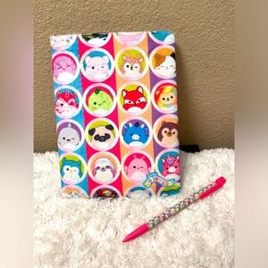Squishmallows Plush Activity Journal and Squishmallow Pen Set